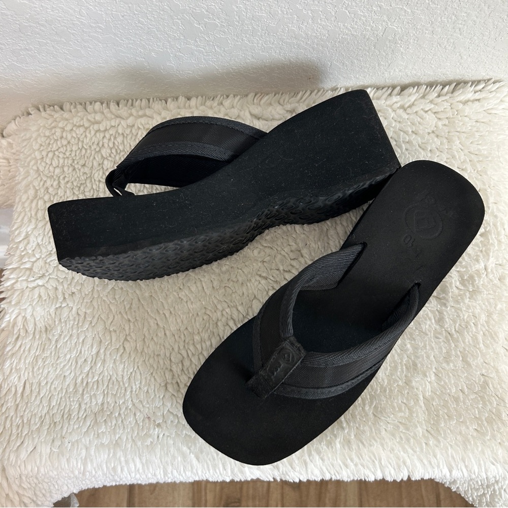 Platform reef flip flops sandals